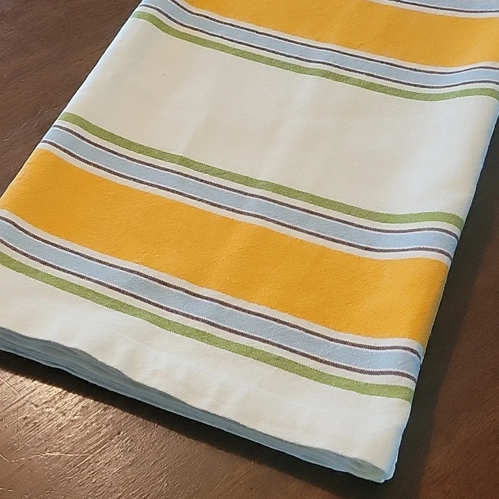 WILLIAMS SONOMA RUNNER ORANGE/YELLOW/WHITE/BLUE